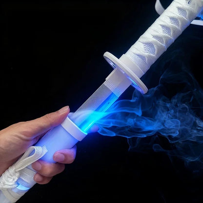 40inch Vapour Bleach Katana Led Lightsabre Anime Glow Rukia Cosplay Knife Real Size Japanese Katana Original Samurai Sword Gift